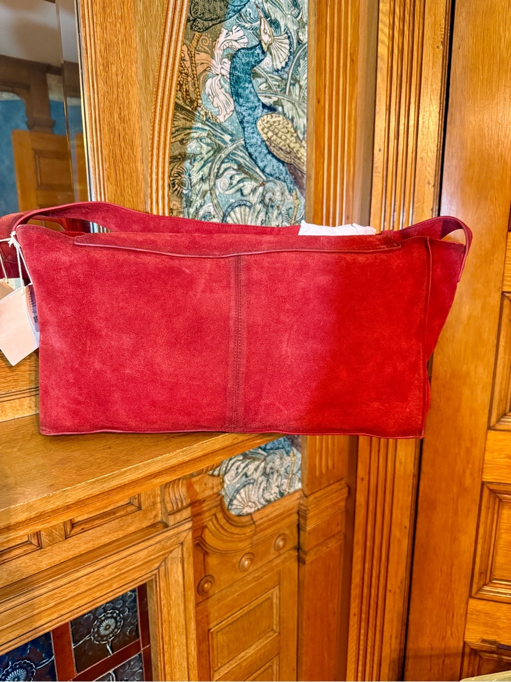 Free People Lotte Suede Messenger Bag, NWT - Picture 6 of 10